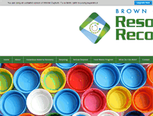 Tablet Screenshot of browncountyrecycling.org